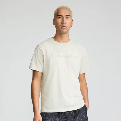 Champion Classic Graphic T-shirt, Tonal Script Logo In White