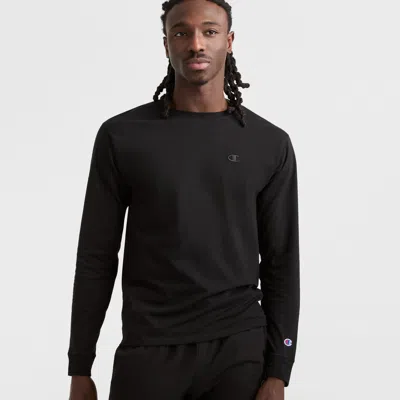 Champion Classic Long Sleeve T-shirt, Embroidered C Logo In Animal Print