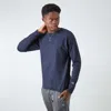 Champion Classic Long Sleeve T-shirt, Embroidered C Logo In Blue
