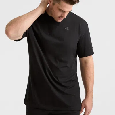 Champion Classic T-shirt, C Logo - Big & Tall In Black