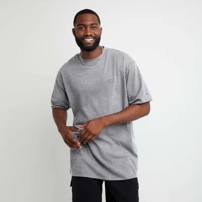 Champion Classic T-shirt, C Logo - Big & Tall In Gray