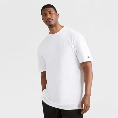Champion Men's Classic Logo Crewneck Short-sleeve T-shirt In White