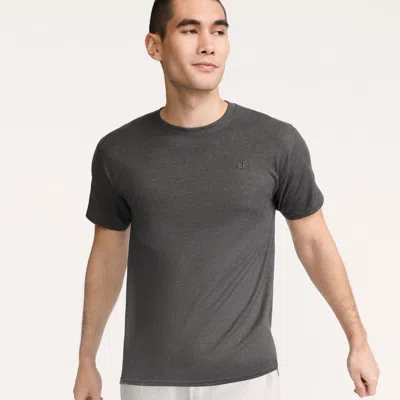 Champion Classic T-shirt, C Logo In Gray