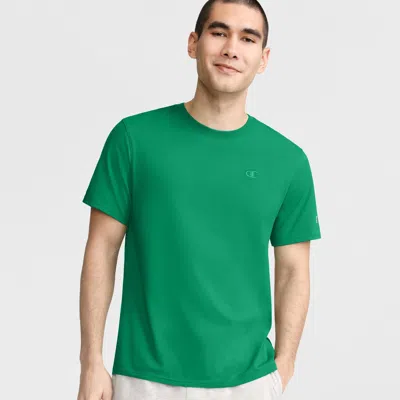 Champion Classic T-shirt, C Logo In Green