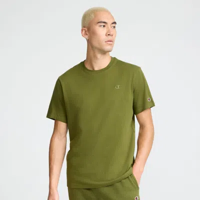 Champion Classic T-shirt, C Logo In Green