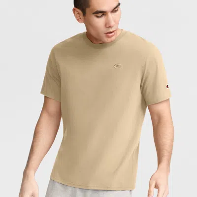 Champion Classic T-shirt, C Logo In Neutral