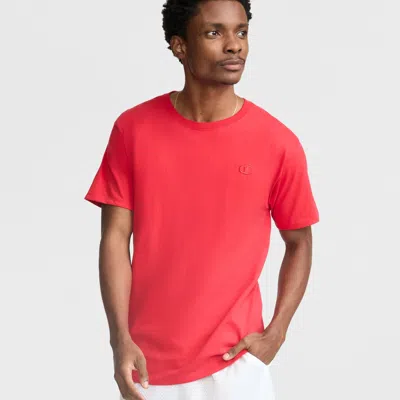 Champion Classic T-shirt, C Logo In Pink