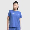 Champion Classic T-shirt, Script Logo In Blue
