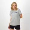 Champion Classic T-shirt, Script Logo In Gray