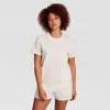 Champion Classic T-shirt, Tonal Left Chest Script In Neutral