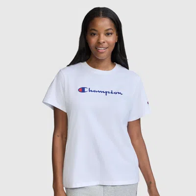 Champion Classic T-shirt, Script Logo In Multi