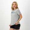 Champion Classic T-shirt, Script Logo In Gray
