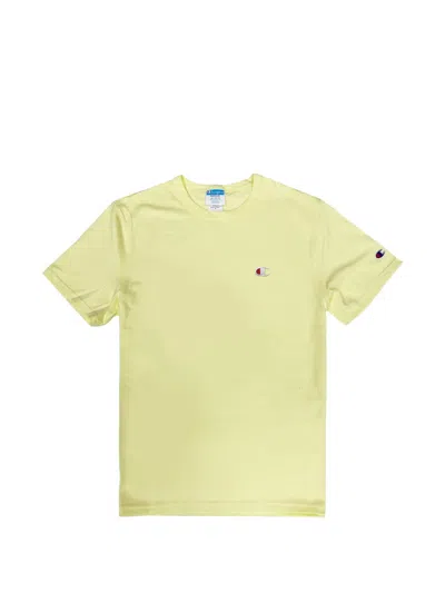 Champion C-life Heritage C Logo T-shirt In Yellow