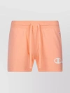 Champion Comfortable Elastic Waistband Shorts In Salmon Pink