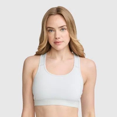 Champion Compression Sports Bra, C Logo In Dawn Blue