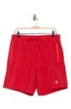 Champion Compression Swim Trunks In Red