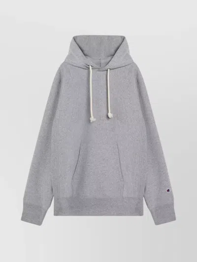 CHAMPION COTTON HOODIE WITH DRAWSTRING HOOD AND KANGAROO POCKET