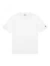 Champion White Cotton Crew-neck T-shirt In White