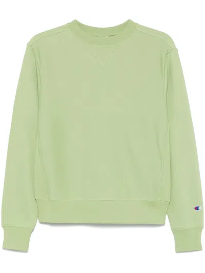 Champion Crew-neck Sweatshirt In 绿色