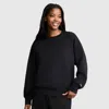 Champion Crewneck Pullover Sweatshirt In Black