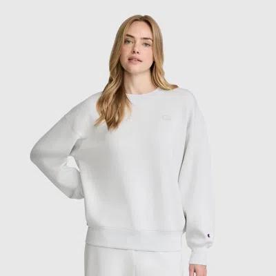 Champion Crewneck Pullover Sweatshirt In Dawn Blue