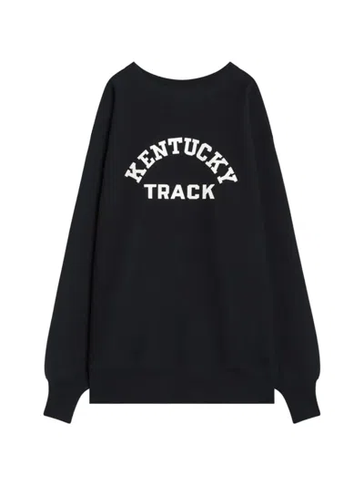 Champion Navy Blue Sweatshirt True To Archive Reverse Weave Men In Black