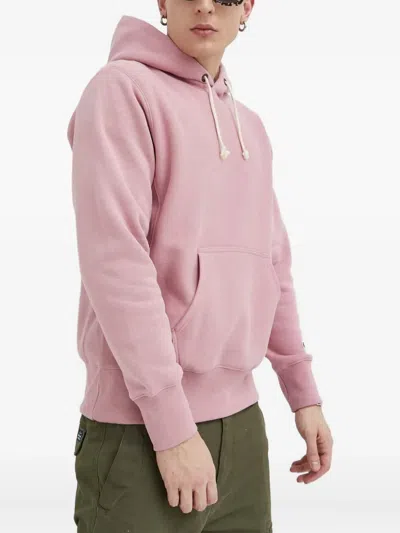 Champion Drawstring Hoodie In Pink