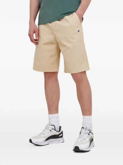 Champion Drawstring Logo Shorts In White