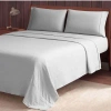 Champion Elastic Logo Microfiber Sheet Set In White