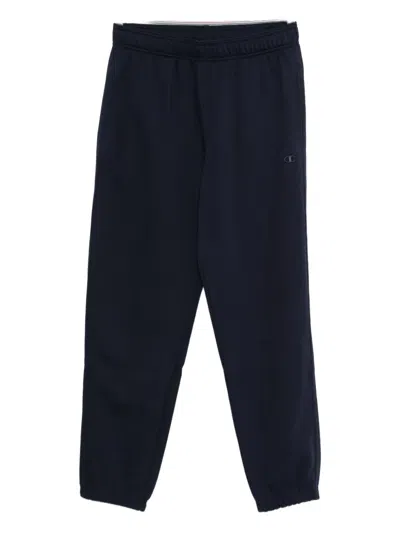 Champion Elasticated-cuff Track Pants In Blue