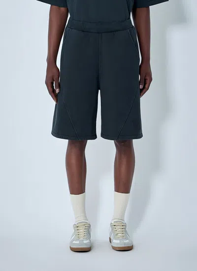 Champion Elasticated Waist Cotton Shorts In Black