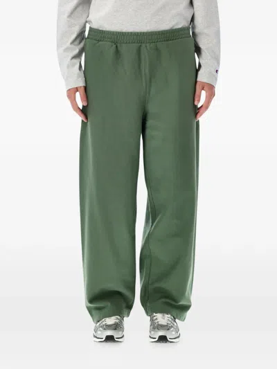 Champion Elasticated-waist Track Pants In Green