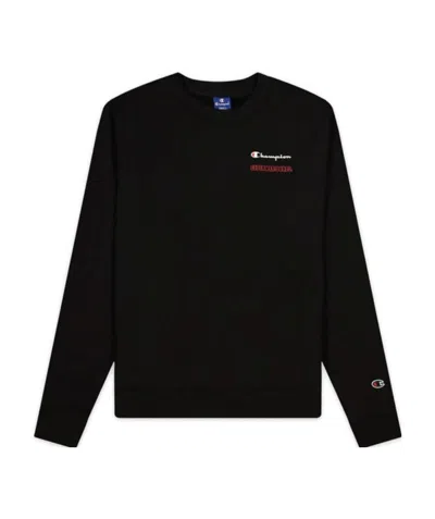 Champion Embroidered Logo Sweater In Black