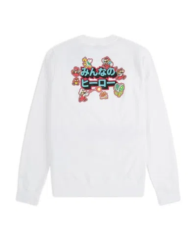 Champion Embroidered Logo Sweater In White