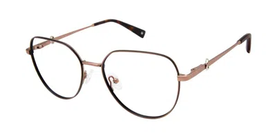 Champion Emi C03 Occhiali Da Vista Marroni Per Donna (solo Montatura) In Gold