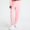 Champion Essentials Reverse Weave Cinched Bottom Sweatpants In Pink