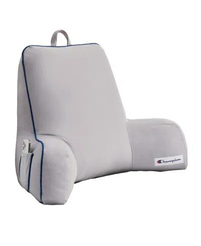 Champion Faux Wool Backrest Pillow, 29" X 24.5" In Gray