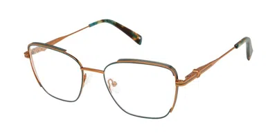 Champion Faye C02 Occhiali Da Vista Blu Per Donna (solo Montatura) In Gold