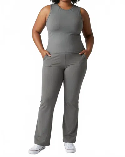 Champion Flare Leggings In Grey In Gray