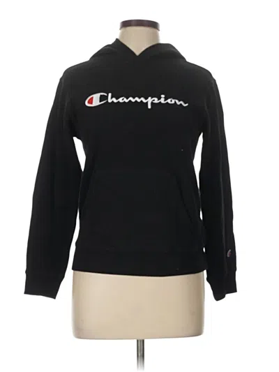 Pre-owned Champion Fleece Jacket In Black