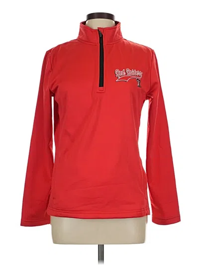Pre-owned Champion Fleece Jacket In Red