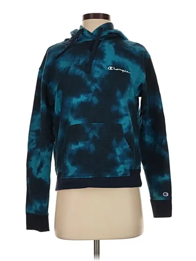 Pre-owned Champion Fleece Jacket In Teal