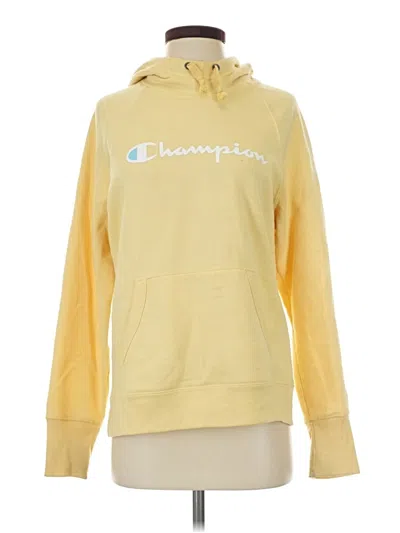 Pre-owned Champion Fleece Jacket In Yellow