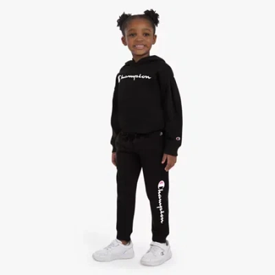 Champion Kids' Fleece Little Girls 2-pc. Pant Set In Black