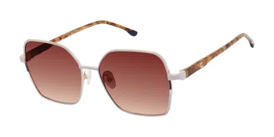 Champion Flora Polarized C03 Occhiali Da Sole Bianchi Per Donna In White