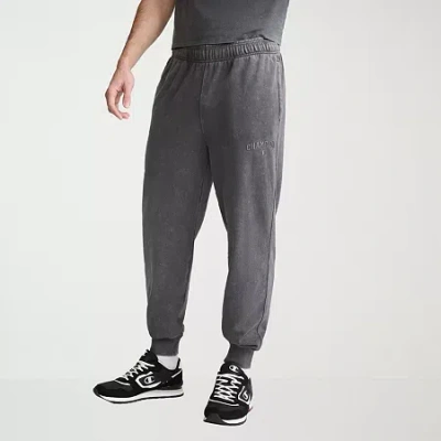 Champion French Terry Mens Slim Fit Active Jogger Pant In Gray