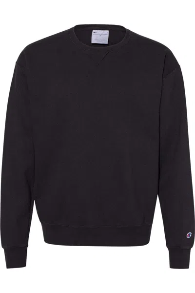 CHAMPION GARMENT-DYED CREWNECK SWEATSHIRT