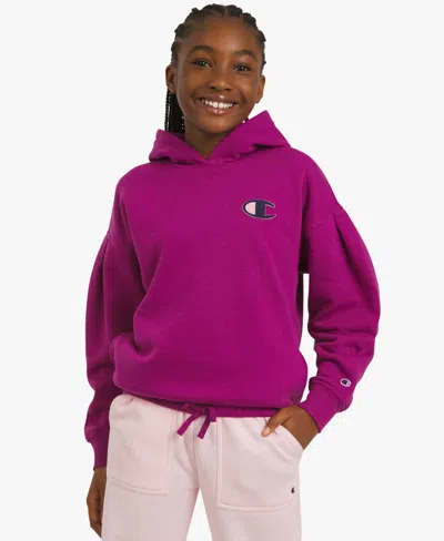 Champion Kids' Girls 7-16 Long Sleeve Hoodie In Purple
