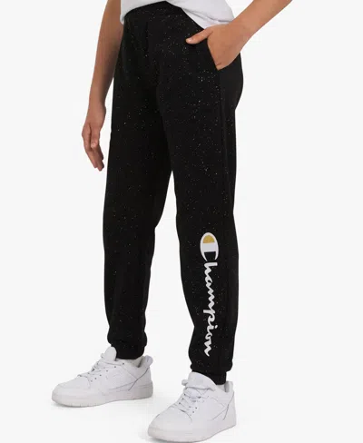 Champion Kids' Girls 7-16 Signature Fleece Jogger Pants In Black