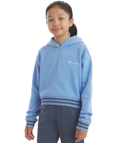 Champion Kids' Girls' 7-16 Hooded Neck Sweatshirt In Blue